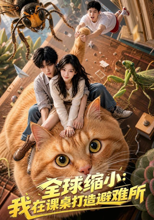 全球缩小:我在课桌打造避难所AI短剧